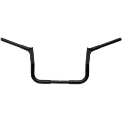 PartzBiz HD 905010-B - Fat Baggers FBI EZ Install Pointed 1 1/4 สีดำ 10‚ แฮนด์บาร์ Harley Touring 86+