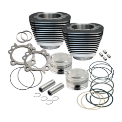 PartzBiz HD 910-0204 - S&S Cycle 95‚” ชุดมอเตอร์เครื่องยนต์ Twin Cam Big Bore กระบอกสูบอะลูมิเนียมสีดำ Harley PartzBiz HD 910-0204 - S&S Cycle 95‚” ชุดมอเตอร์เครื่องยนต์ Twin Cam Big Bore กระบอกสูบอะลูมิเนียมสีดำ Harley