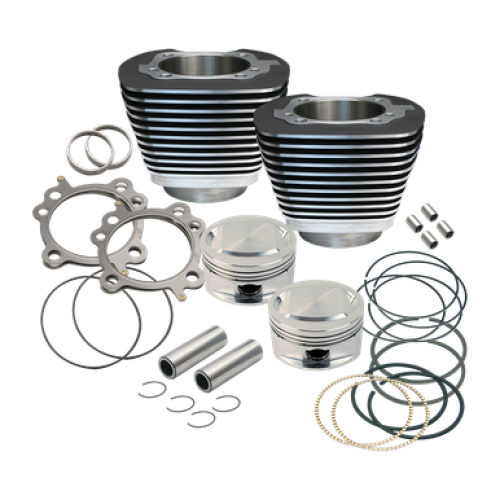 PartzBiz HD: 3456446-S&S Cycle 95” Twin Cam Big Bore Engine Motor Kit Black Aluminum Cylinders Harley