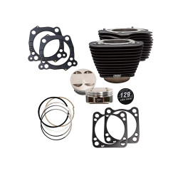 PartzBiz HD 910-0844 - S&S M8 Big Bore 129‚” กระบอกสูบสีดำ ลูกสูบ 4.375 จังหวะ ชุดปลายด้านบน Harley 17+ PartzBiz HD 910-0844 - S&S M8 Big Bore 129‚” กระบอกสูบสีดำ ลูกสูบ 4.375 จังหวะ ชุดปลายด้านบน Harley 17+