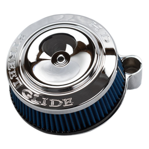 PartzBiz HD: 3474996-Chrome Sucker High Flow Stage 1 เครื่องกรองอากาศไอดี Harley Big Twin Cam