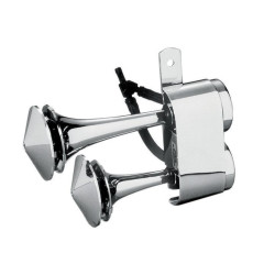 PartzBiz HD AHHD - Rivco Chrome Air Horn System แตร Harley Davidson Touring Softail Dyna Custom