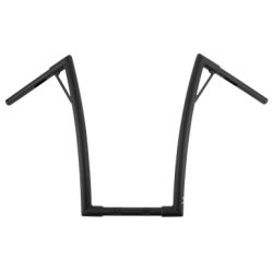 PartzBiz HD B12-7008TB - Burly Louie 1-1/4‚” แฮนด์ Ape 12‚” Matte Black Harley Notched Slotted Drilled PartzBiz HD B12-7008TB - Burly Louie 1-1/4‚” แฮนด์ Ape 12‚” Matte Black Harley Notched Slotted Drilled