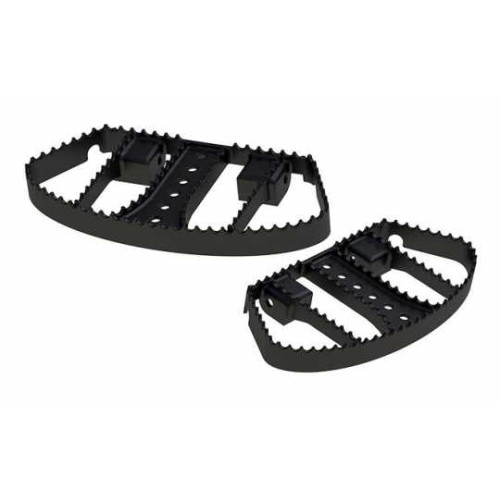 PartzBiz HD: 3446742-Burly Brand Black MX Passenger Floorboards Rider Harley Harley Touring 1993-2020