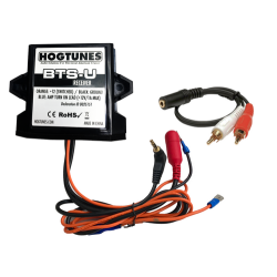 PartzBiz HD BTS-U - Hogtunes ตัวรับสัญญาณบลูทูธอเนกประสงค์ 12V กาวแฟริ่ง Harley 98-13