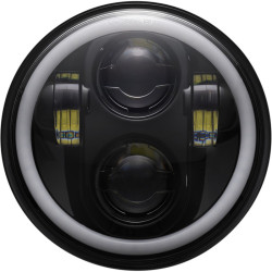 PartzBiz HD CD-575-H-B - Black 5.75 in. LED Halo Headlamp