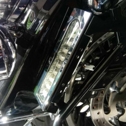 PartzBiz HD CD-BR-SS6-B - Custom Dynamics Dual Intensity Run/Brake LED Backrest Black Harley FLH/T 10-13 PartzBiz HD CD-BR-SS6-B - Custom Dynamics Dual Intensity Run/Brake LED Backrest Black Harley FLH/T 10-13