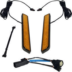 PartzBiz HD CD-FORK-LRST-AB - Amber Front Fork LED Reflector