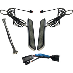 PartzBiz HD CD-FORK-SS8-SC - Custom Dynamics LED Front Fork Lightz Amber Lens Chrome Harley CVO 09-13 CD-FORK-SS8-SC 2040-2662 20402662 electra road street glide king tri trike touring best for buy PartzBiz HD CD-FORK-SS8-SC - Custom Dynamics LED Front Fork Lightz Amber Lens Chrome Harley CVO 09-13 CD-FORK-SS8-SC 2040-2662 20402662 electra road street glide king tri trike touring best for buy