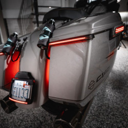 PartzBiz HD CD-LATCH-BCM-S - Custom Dynamics Saddlebag Latch LED Light Reflector Kit Harley Touring CVO 14-Up Road Glide Street Glide Road King CVO Rear Saddle bag Lights Upgrade Replacement Harley PartzBiz HD CD-LATCH-BCM-S - Custom Dynamics Saddlebag Latch LED Light Reflector Kit Harley Touring CVO 14-Up Road Glide Street Glide Road King CVO Rear Saddle bag Lights Upgrade Replacement Harley