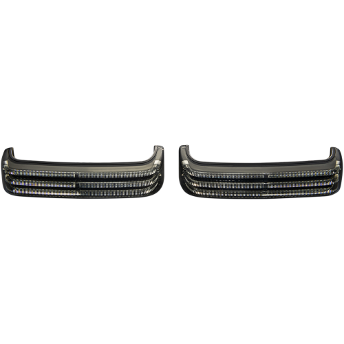 PartzBiz HD: -Custom Dynamics BAGZ Low Profile Smoke Lens LED Saddle Bag Lights 14-23 FLH/T 2040-2358 20402358 custom best light for 2009-2019 FLTCU FLHX FLHR FLTR FLHT fltrx ProBeam 