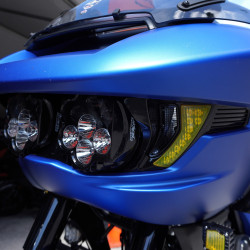 PartzBiz HD CD-LRST-VENT-B - Amber White Fairing Vent Lights