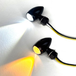 PartzBiz HD CD-MICRO-AW2-B - Micro Bullet V2 LED Turn Signals PartzBiz HD CD-MICRO-AW2-B - Micro Bullet V2 LED Turn Signals
