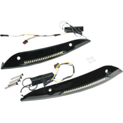 PartzBiz HD CD-RG-SWT-AW2-B - Custom Dynamics Black Sequential LED Windshield Trim Harley Road Glide 15-Up PartzBiz HD CD-RG-SWT-AW2-B - Custom Dynamics Black Sequential LED Windshield Trim Harley Road Glide 15-Up