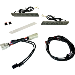 PartzBiz HD CD-TKE-REF-14-S - Smoked LED Fender Reflector Light