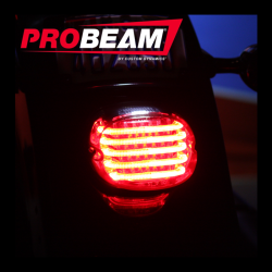 PartzBiz HD CD-TL-TW-R - Custom Dynamics Low Profile LED Taillight Red Lens Top Plate Window Harley 99-20 PartzBiz HD CD-TL-TW-R - Custom Dynamics Low Profile LED Taillight Red Lens Top Plate Window Harley 99-20
