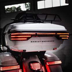 PartzBiz HD CD-TP-LENS-R - Tour-Pak Replacement Red Taillight Lens