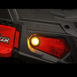 PartzBiz HD CD-UTV-TS-KIT - Custom Dynamics CD-UTV-TS-KIT สีเหลืองอำพันสีดำ 4 ชิ้นชุดไฟเลี้ยว LED สำหรับ 12V UTV | ซีดี-UTV-TS-KIT