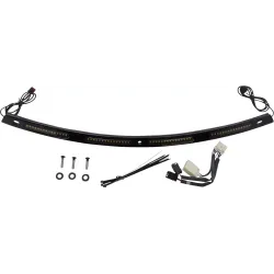 PartzBiz HD CD-WT2-SEQ-01-B - Custom Dynamics Genesis 4 Smoke Sequential LED Windshield Trim Black Harley 06-13 PartzBiz HD CD-WT2-SEQ-01-B - Custom Dynamics Genesis 4 Smoke Sequential LED Windshield Trim Black Harley 06-13