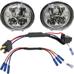PartzBiz HD CDTB-575OV-B - Black 5.75 on Oval Headlamp Kit