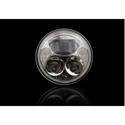 PartzBiz HD CDTB-7-C - Chrome 7 in. Round Trubeam Headlamp PartzBiz HD CDTB-7-C - Chrome 7 in. Round Trubeam Headlamp