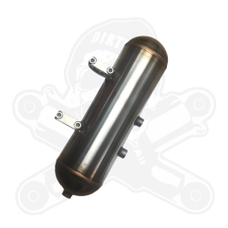 PartzBiz HD DA-09MEDWOVM - Dirty Air El Ni√±o ถังสแตนเลสด้านหลังด้านหน้า 200psi Harley Touring 2009-13