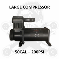 PartzBiz HD DA-50CAL - คอมเพรสเซอร์แอร์ขนาดใหญ่ El Grande 12V 50cal 200psi BIG Harley Touring
