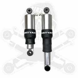 PartzBiz HD DA-HDSW01RAW - Dirty Air Raw อลูมิเนียมด้านหลัง Air Ride Shocks ระบบกันสะเทือนคู่ชุด Harley Dyna 91+ PartzBiz HD DA-HDSW01RAW - Dirty Air Raw อลูมิเนียมด้านหลัง Air Ride Shocks ระบบกันสะเทือนคู่ชุด Harley Dyna 91+
