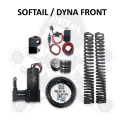 PartzBiz HD DA-HSTF01 - Dirty Air 41 มม.ด้านหน้าส้อม Air Ride Suspension Kit 1989-2017 Harley Softail Dyna