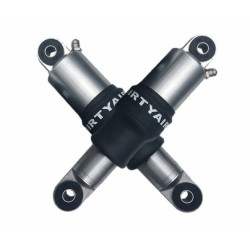 PartzBiz HD DA-HXLRAS-RAW - Dirty Air Raw อลูมิเนียมด้านหลัง Air Ride Shocks ระบบกันสะเทือนคู่ Harley Sportster XL PartzBiz HD DA-HXLRAS-RAW - Dirty Air Raw อลูมิเนียมด้านหลัง Air Ride Shocks ระบบกันสะเทือนคู่ Harley Sportster XL