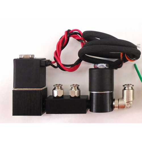 PartzBiz HD: 3491599-Dirty Air Front Rear Fast Up Lift Dump Manifold Black 1/8” NPT Suspension Harley