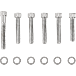 PartzBiz HD DS-190398 - Drag Camshaft Cover Bolt Set Kit Chrome Knurled Socket Harley Big Twin 93-99 PartzBiz HD DS-190398 - Drag Camshaft Cover Bolt Set Kit Chrome Knurled Socket Harley Big Twin 93-99