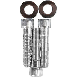 PartzBiz HD DS-190743 - Drag Triple Tree Pinch Bolt ชุด Chrome Knurled Socket Harley Dyna 85-87 PartzBiz HD DS-190743 - Drag Triple Tree Pinch Bolt ชุด Chrome Knurled Socket Harley Dyna 85-87