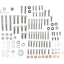 PartzBiz HD DS-190870 - Drag Complete เครื่องยนต์ ชุดสลักเกลียวมอเตอร์ Chrome Knurl Socket Harley FXR FLT 87-94 PartzBiz HD DS-190870 - Drag Complete เครื่องยนต์ ชุดสลักเกลียวมอเตอร์ Chrome Knurl Socket Harley FXR FLT 87-94