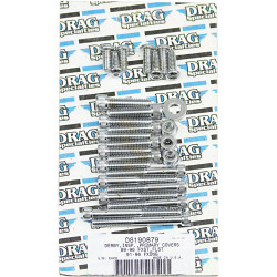 PartzBiz HD DS-190879 - Drag Trans ชุดสลักเกลียวหลัก Chrome Knurled Socket Harley Softail Dyna 89-98 PartzBiz HD DS-190879 - Drag Trans ชุดสลักเกลียวหลัก Chrome Knurled Socket Harley Softail Dyna 89-98