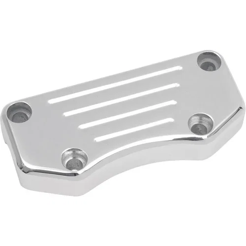 PartzBiz HD: 3472912-Drag Specialties Chrome Ball Milled Buffalo Handlebar Top Clamp Harley Custom PartzBiz HD: 3472912-Drag Specialties Chrome Ball Milled Buffalo Handlebar Top Clamp Harley Custom
