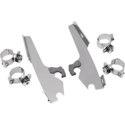 PartzBiz HD DS23200013 - Memphis Shades Polished Trigger Lock Mount Batwing Fats Slims FXST FXDWG | MEM8968 PartzBiz HD DS23200013 - Memphis Shades Polished Trigger Lock Mount Batwing Fats Slims FXST FXDWG | MEM8968