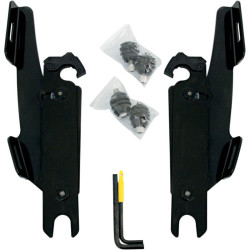 PartzBiz HD DS23200091 - Memphis Shades MEK1952 Black Trigger Lock Mount Batwing Fats Slims Harley FLST/C | MEK1952 PartzBiz HD DS23200091 - Memphis Shades MEK1952 Black Trigger Lock Mount Batwing Fats Slims Harley FLST/C | MEK1952