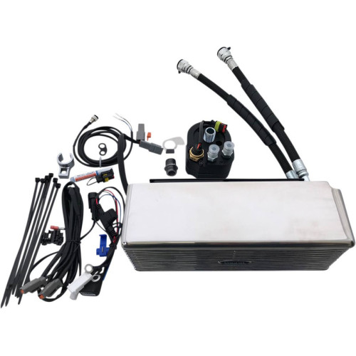 PartzBiz HD: 3458435-New 3.0 Chrome Ultracool The Reefer Oil Cooler Fan Cooling System Harley Dyna PartzBiz HD: 3458435-New 3.0 Chrome Ultracool The Reefer Oil Cooler Fan Cooling System Harley Dyna