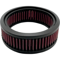 PartzBiz HD E-3225 - K&N เครื่องกรองอากาศไหลสูงผ้าฝ้ายล้างทำความสะอาดได้ Harley S&S Old-Style Teardrop