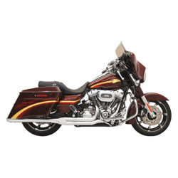 PartzBiz HD FLH-737 - Bassani Road Rage Chrome 2 Into 1 Exhaust Pipe Harley Touring Bagger 2010-2016 PartzBiz HD FLH-737 - Bassani Road Rage Chrome 2 Into 1 Exhaust Pipe Harley Touring Bagger 2010-2016