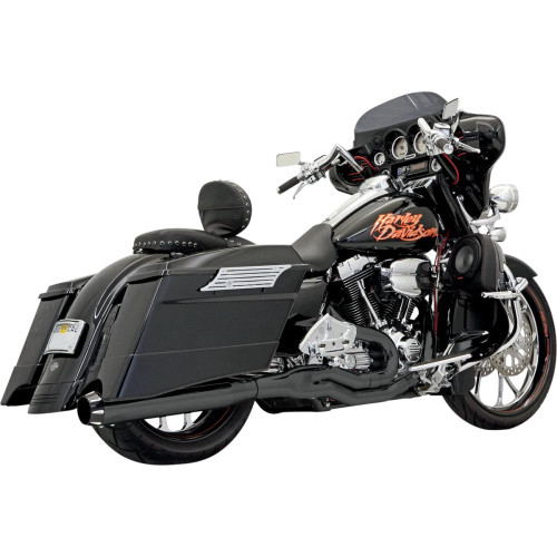 PartzBiz HD: 3445377-Bassani Black Road Rage II 2 into 1 B1 Power Exhaust Pipe System Harley Touring PartzBiz HD: 3445377-Bassani Black Road Rage II 2 into 1 B1 Power Exhaust Pipe System Harley Touring