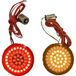 PartzBiz HD GEN-4-AR2-1156 - Custom Dynamics Dynamic Clusters2 Amber LED Rear Turn Signal Inserts 1156 2020-1890 20201890 GEN-4-AR2-1156 Harley Harley Harley light replacement upgrade touring softail PartzBiz HD GEN-4-AR2-1156 - Custom Dynamics Dynamic Clusters2 Amber LED Rear Turn Signal Inserts 1156 2020-1890 20201890 GEN-4-AR2-1156 Harley Harley Harley light replacement upgrade touring softail