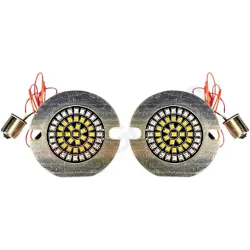 PartzBiz HD GEN-4-AR2-1156T - Custom Dynamics Dynamic Clusters2 LED Rear Turn Signal Flat Insert 1156 Harley 1156 2020-1891 20201891 GEN-4-AR2-1156T Harley Harley Harley light replacement upgrade touring softail PartzBiz HD GEN-4-AR2-1156T - Custom Dynamics Dynamic Clusters2 LED Rear Turn Signal Flat Insert 1156 Harley 1156 2020-1891 20201891 GEN-4-AR2-1156T Harley Harley Harley light replacement upgrade touring softail