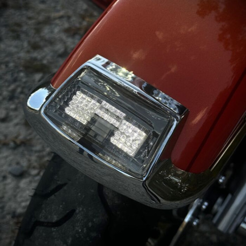 PartzBiz HD: -Custom Dynamics LED Amber Front Fender Tip Light for Harley FL Models