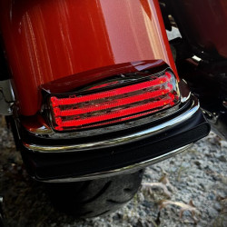 PartzBiz HD GEN-FT-R-D - Custom Dynamics LED Red Rear Fender Tip Dual Intensity Light for Harley FL Models PartzBiz HD GEN-FT-R-D - Custom Dynamics LED Red Rear Fender Tip Dual Intensity Light for Harley FL Models