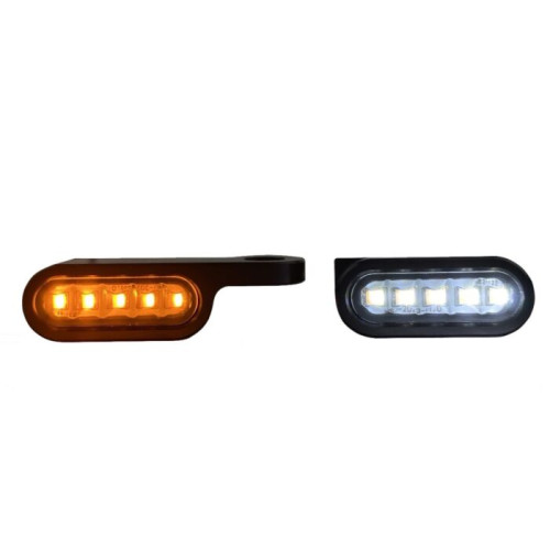 PartzBiz HD: -ชุดแปลงไฟเลี้ยว LED แบบ Bullet Dynamics แบบกำหนดเอง Harley 04-13 XL | GEN-KITXL-1