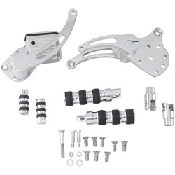 PartzBiz HD GMA-FC-100-P - BDL GMA Polished Forward Controls Custom Control Kit Harley Softail & Shovelhead PartzBiz HD GMA-FC-100-P - BDL GMA Polished Forward Controls Custom Control Kit Harley Softail & Shovelhead