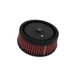 PartzBiz HD HD-0818 - K&N เครื่องกรองอากาศไหลสูงผ้าฝ้ายล้างทำความสะอาดได้ Harley Touring Softail 08-17 OE 2924408