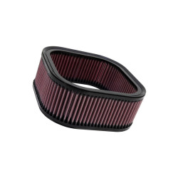 PartzBiz HD HD-1102 - K&N เครื่องกรองอากาศไหลสูงผ้าฝ้ายล้างทำความสะอาดได้ Square OE Harley V-Rod 02-12